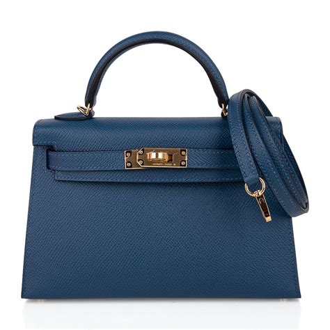 hermes deep blue kelly